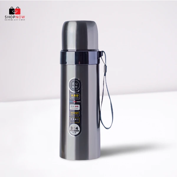 500ml Double Layer Outdoor Sports Bottle Stainless Cup