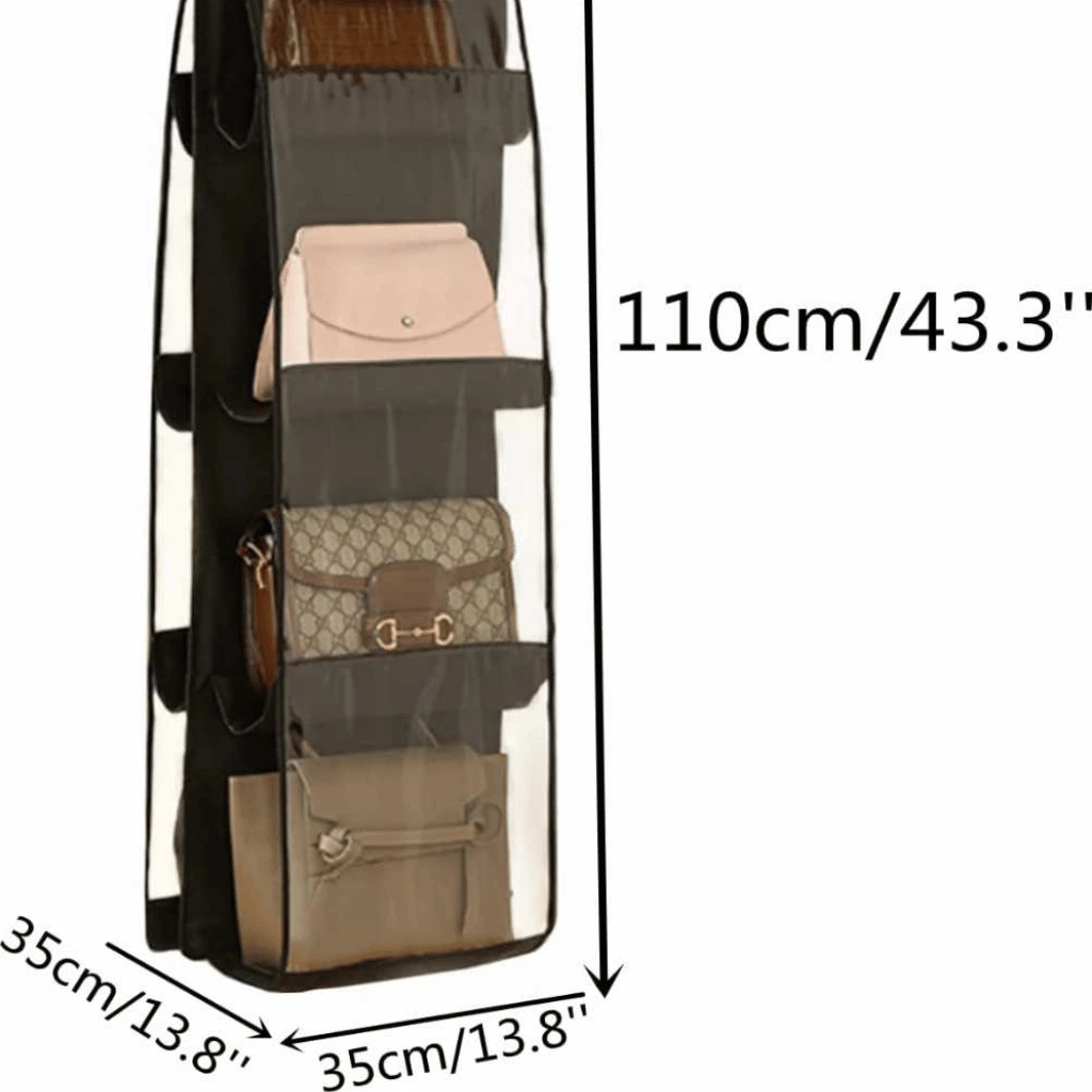 8 Pockets Hanging Purse Handbag Organizer 1 Pcs
