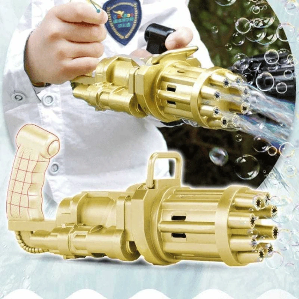 Automatic Bubble Gun Machine – Fun Outdoor Toy for Kids (Random Color)