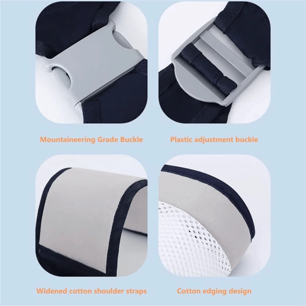 Baby Soft Carrier Ergonomic Strap one Shoulder Labor-Saving Adjustable Baby Sling Strap (Random Color)