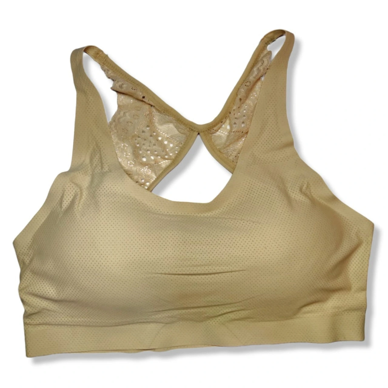 Back Flowers Soft Lycra Stuff Padded Bra