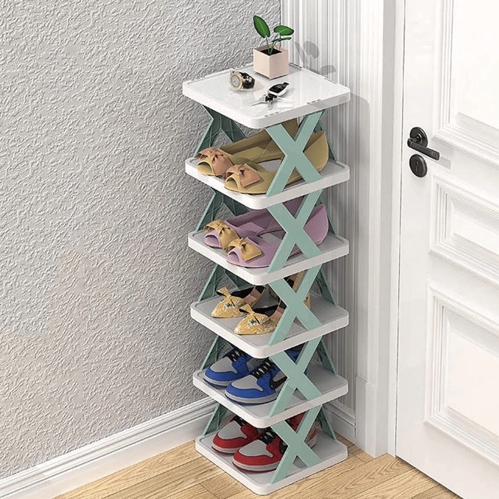 Big Size 5 Layer Multi-Functional Shoes Rack Stackable Shoes Organizer