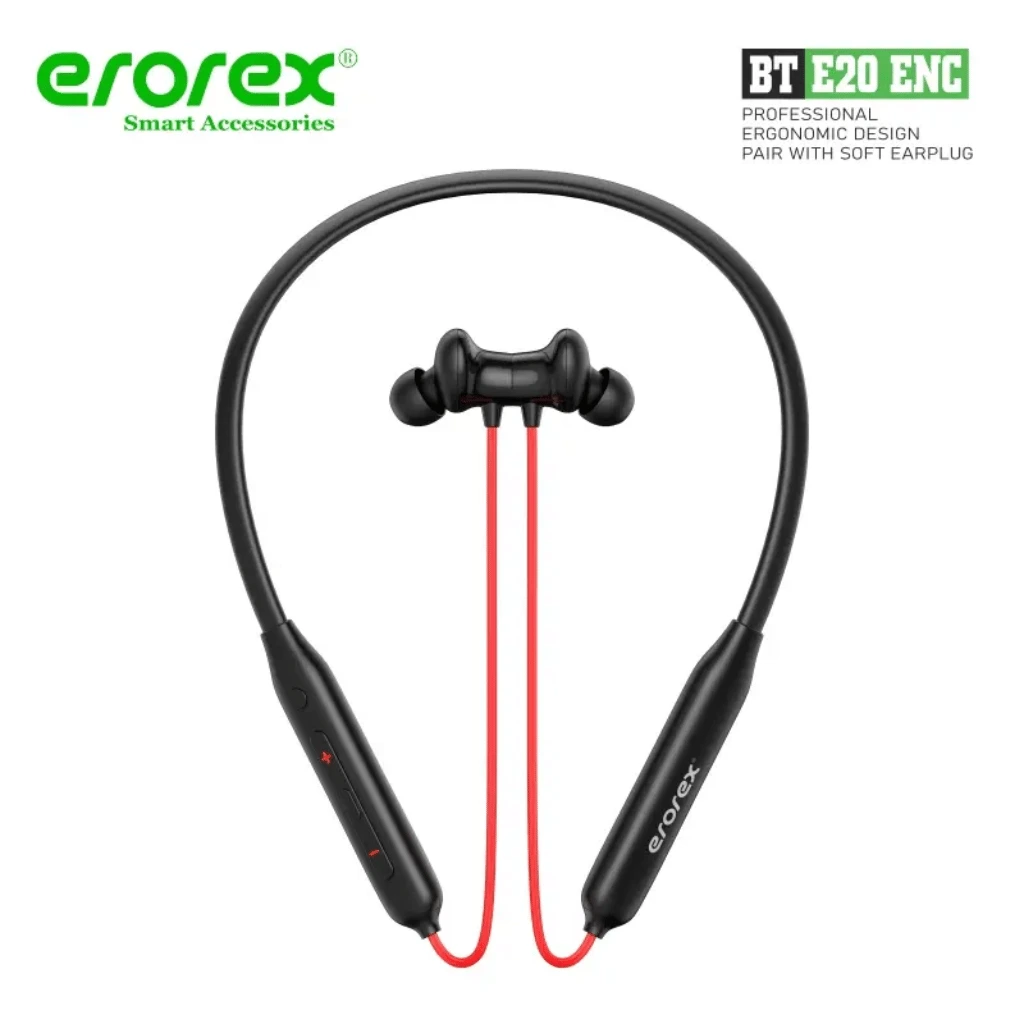 BT E20 EroreX ENC Wireless Neckband Earphones