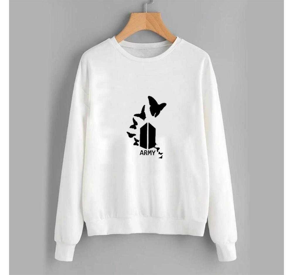 BTS Army Print Sweatshirt For Women