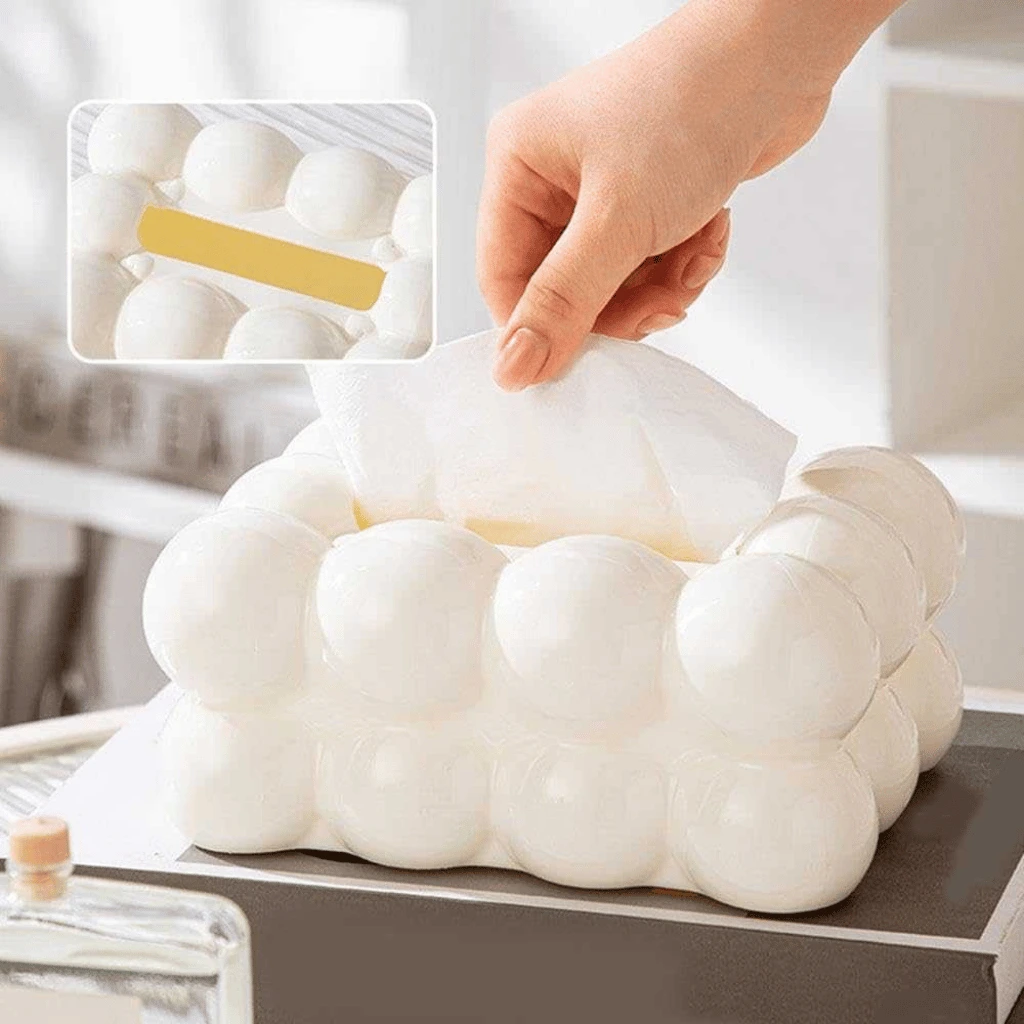 Bubble Bow Tissue Box