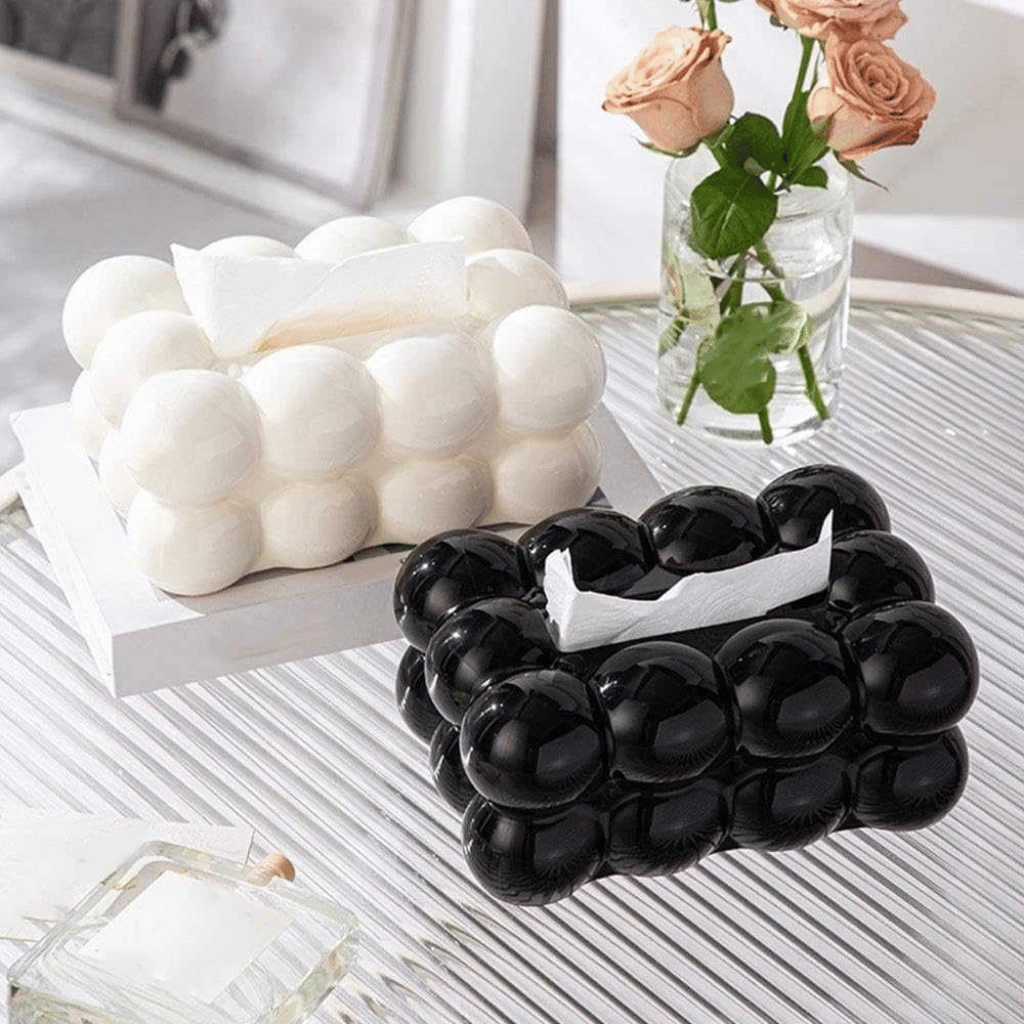 Bubble Bow Tissue Box