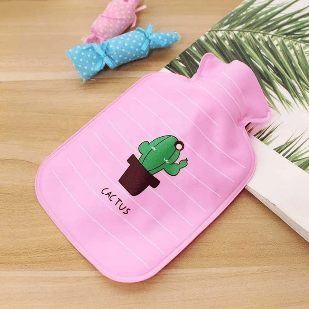 Cartoon Hot Water Bottle Fruits Version Mini Portable Hot Water Bag ( Multi Color)
