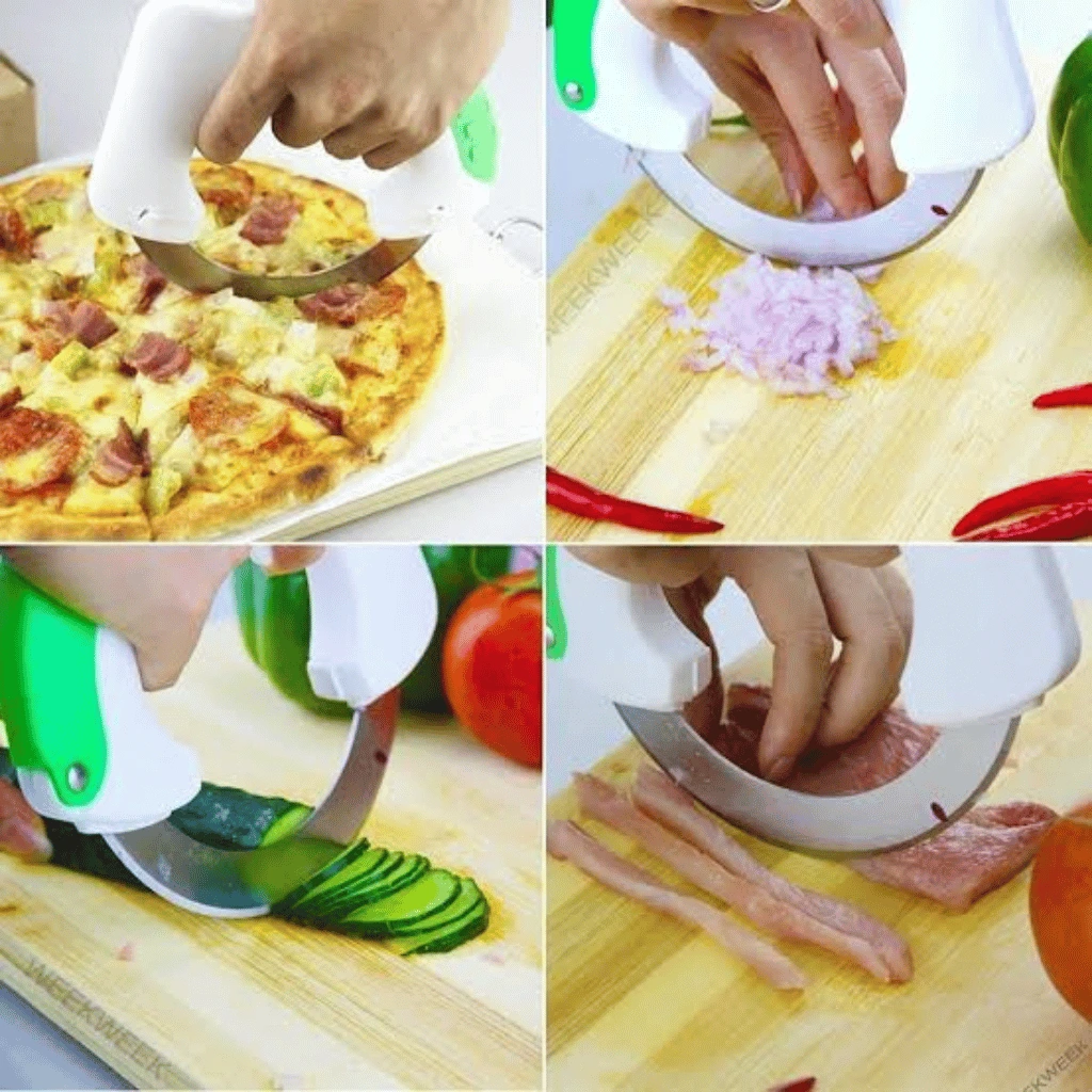 Circular Rolling Knife Stainless Steel Round Knife Kitchen Cutter