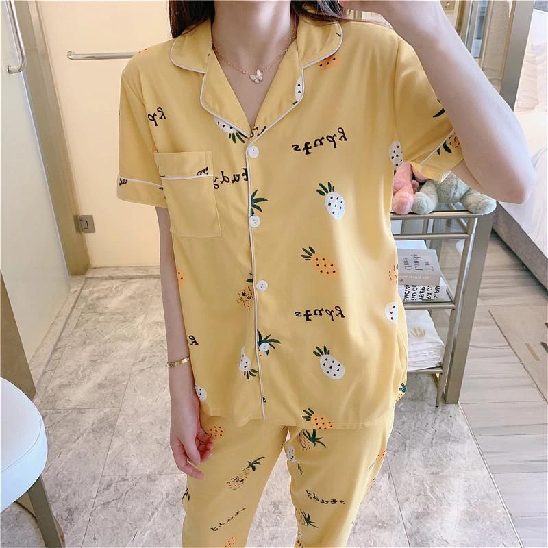 Cute Womens Plus Size Sleepwear Pajamas Set