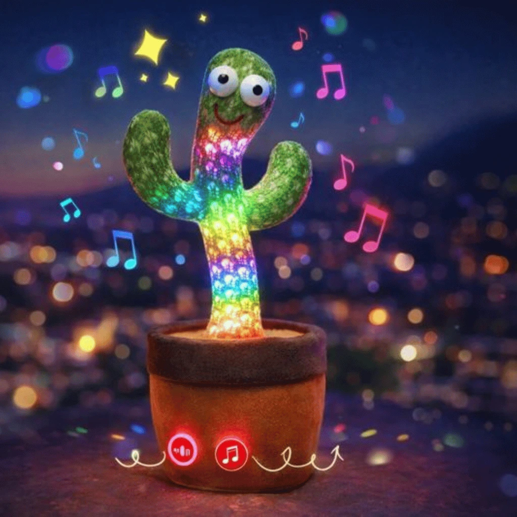 Dancing And Talking Cactus Toy Sunshine Cactus Children's Electronic Plush Toy With Children's Birthday Gifts