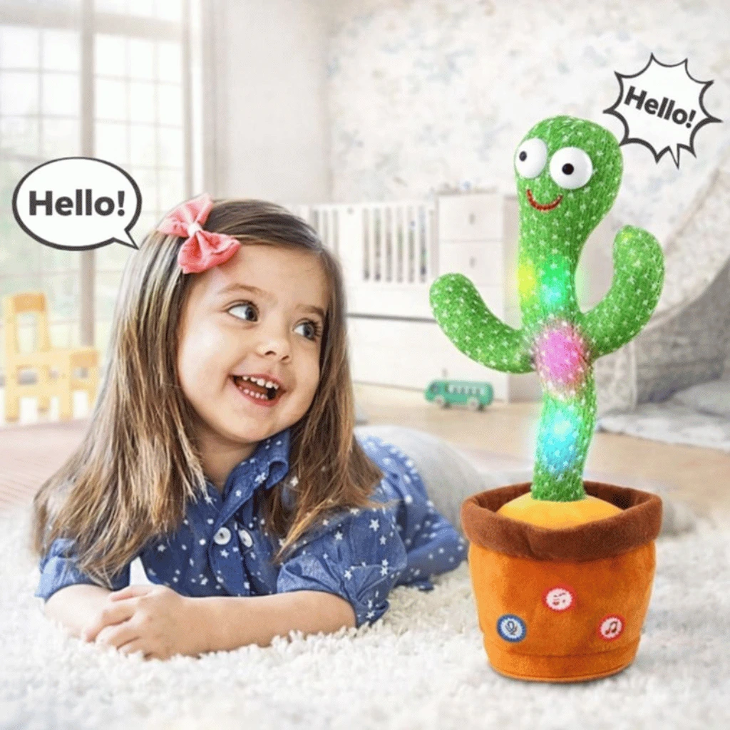 Dancing And Talking Cactus Toy Sunshine Cactus Children's Electronic Plush Toy With Children's Birthday Gifts