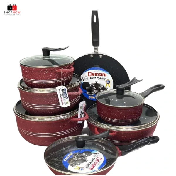 Dessini King Non Stick Cookware Set 18 Pcs