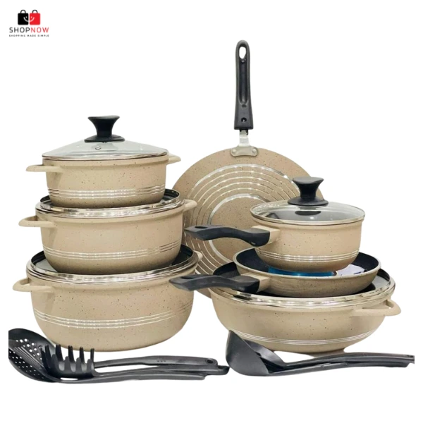 Dessini King Non Stick Cookware Set 18 Pcs