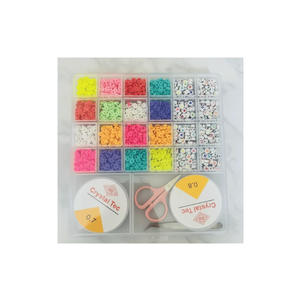 DIY Beads Box Colorful Beads Set for Necklace & Jewelry Making