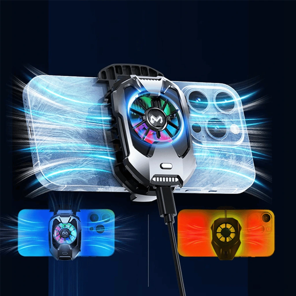 DLA8 Phone Cooler with Real Time Temperature Display