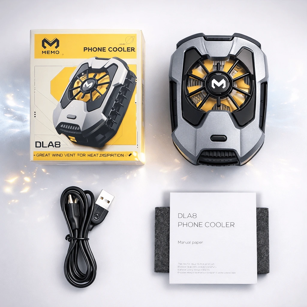 DLA8 Phone Cooler with Real Time Temperature Display