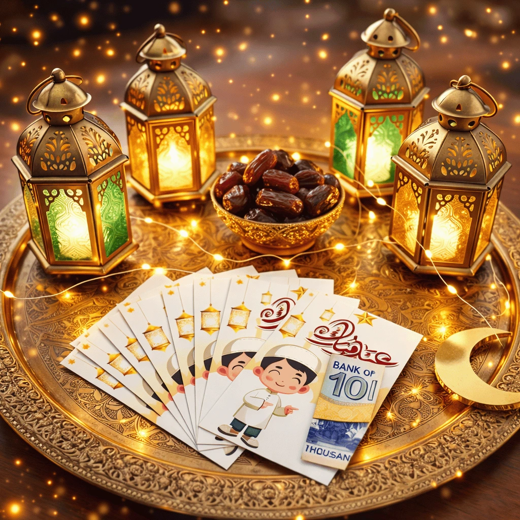 Eidi Cards – Pack of 10 (Random Designs)