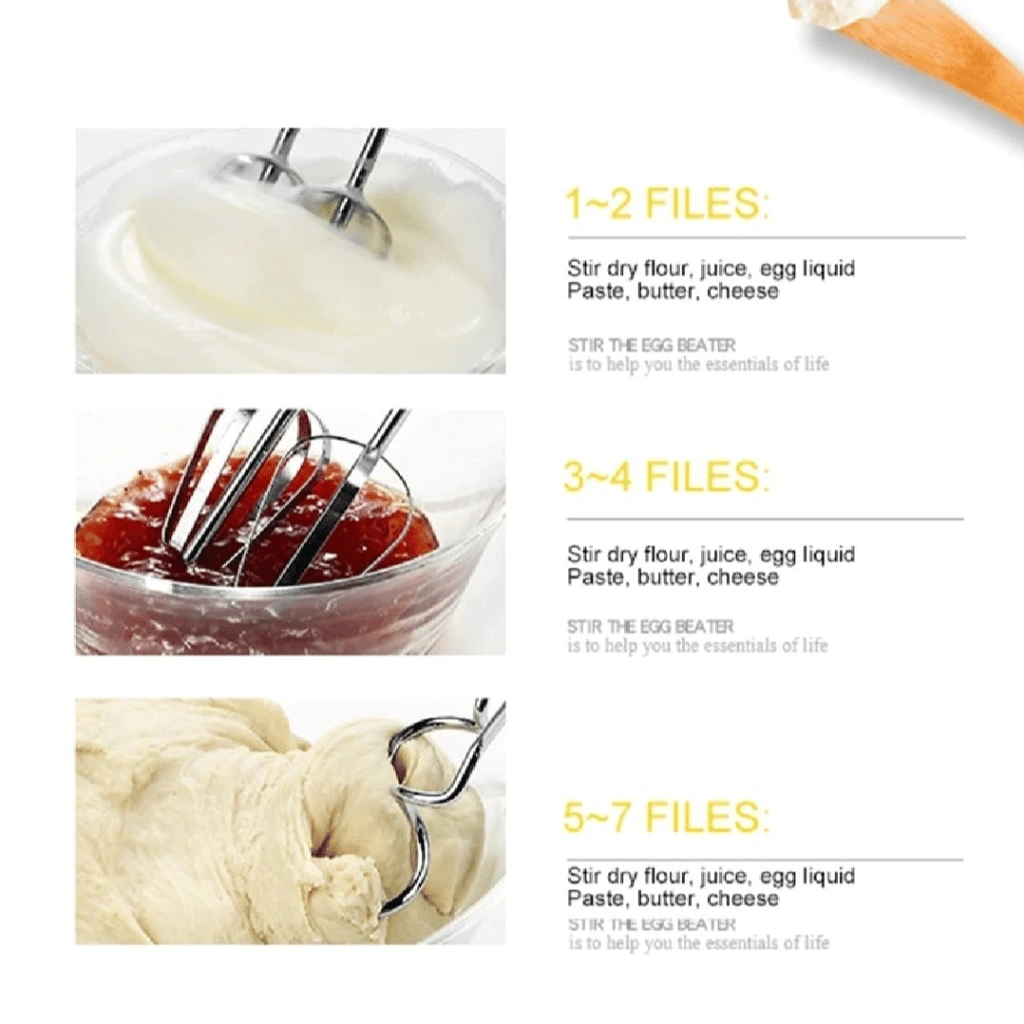 Electric Hand Mixer Beater Machine for Cake