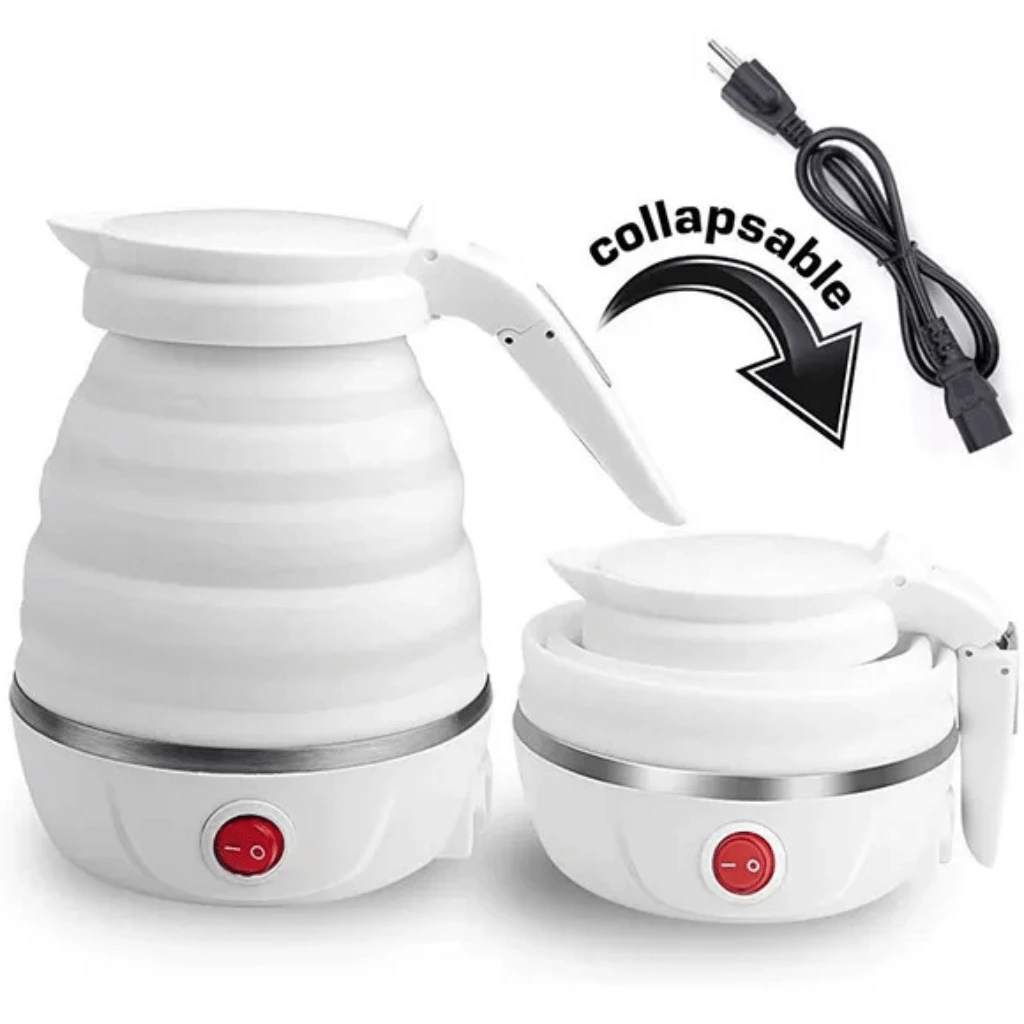 Fast Water Boiling 600 Ml Foldable Electric Sports Kettle (Random Color)