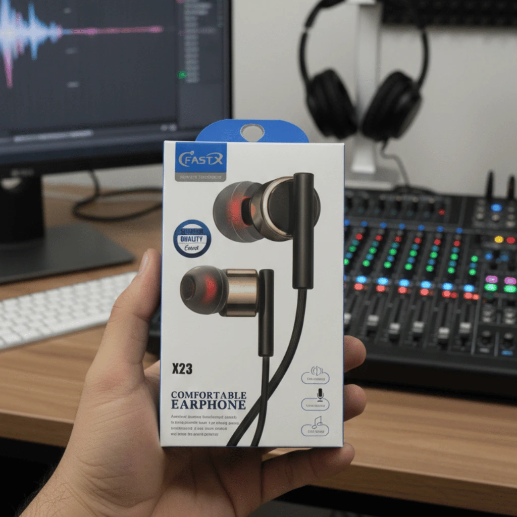Fast X X23 Wired Earphones | Comfortable Fit | Powerful Bass | HiFi Stereo