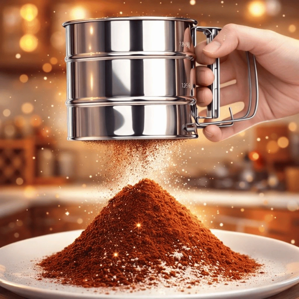 Flour Sifter Stainless Steel – Double Layer Fine Mesh Baking Sifter