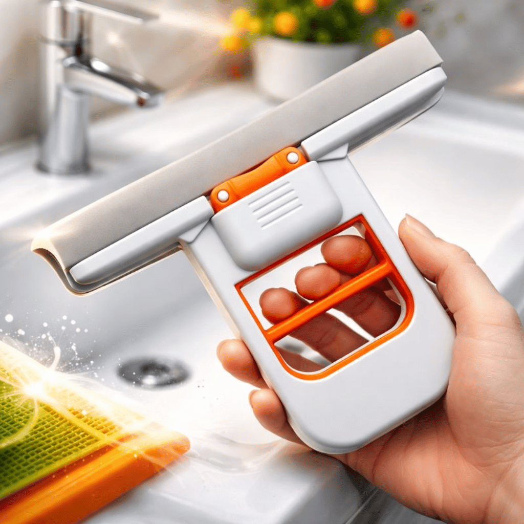 Foldable Desktop Mini Glass Cleaning Sponge Mop