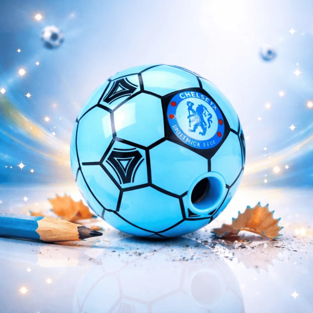 Football Shape Pencil Sharpener Set – Pack of 12