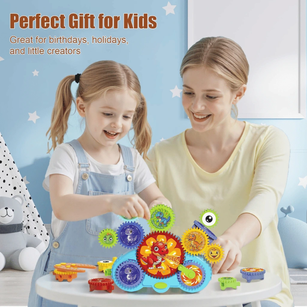 Gears Building Blocks Toy | Puzzle Construction Set