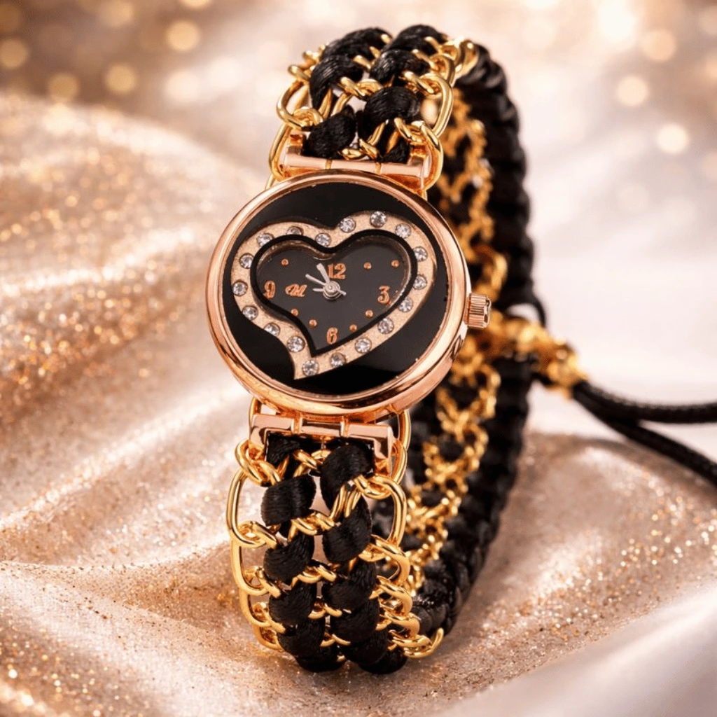 Girl Stainless Steel Bracelet Stylish Watch (without Box)