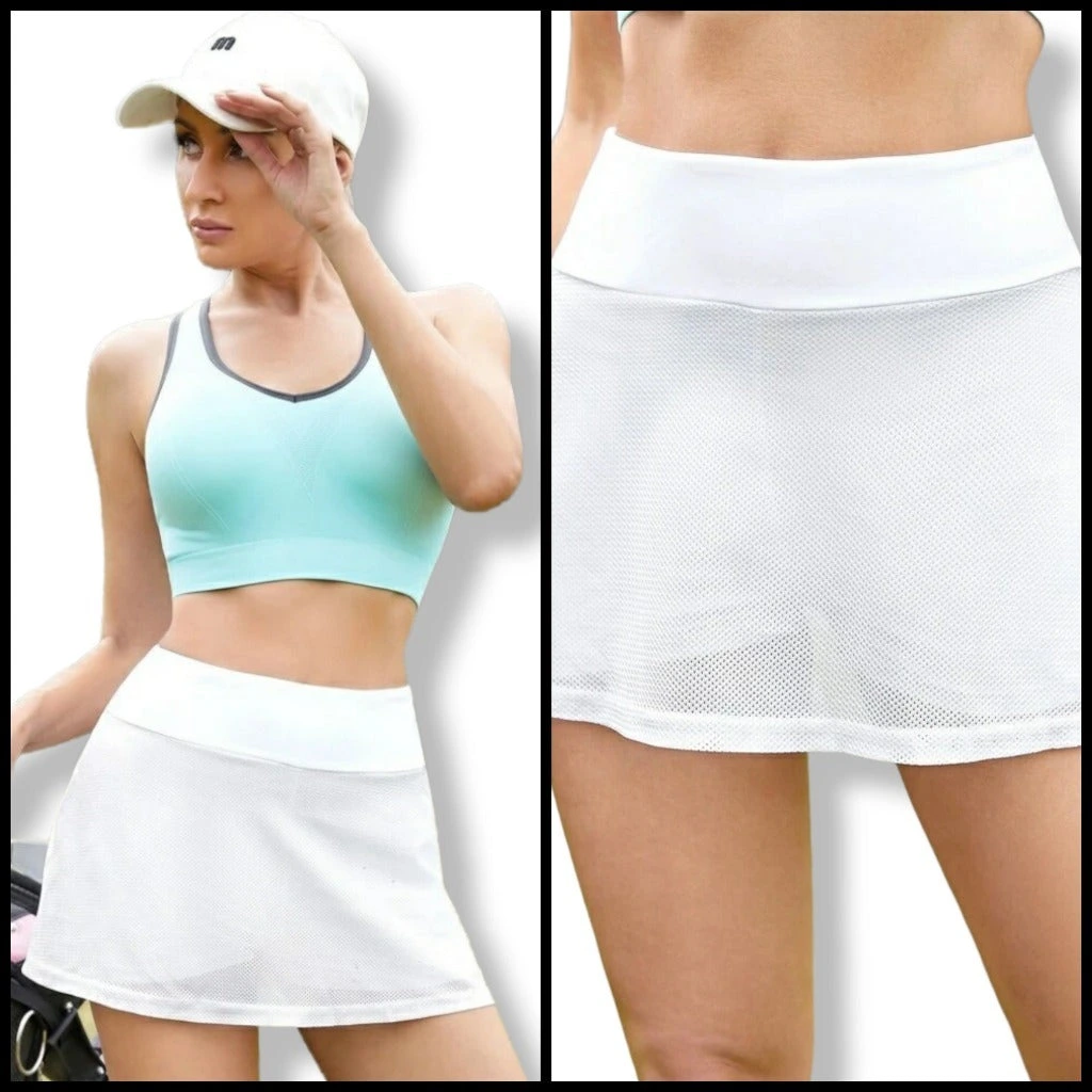 Gym Sports Skirt with Shorts
