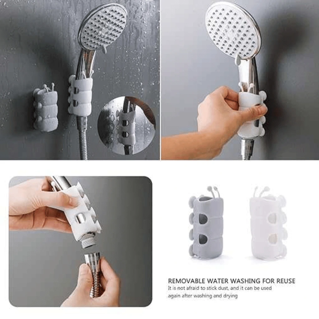 Heavy Duty Silicone Shower Suction Handle Drill Free Safety Grip