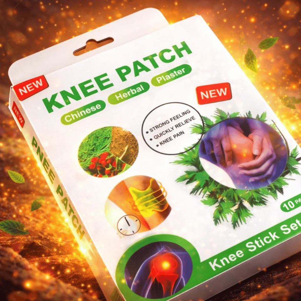 Herbal Knee Pain Relief Patch Heat Therapy For Joint And Muscle Comfort (Pack Of 10Pcs)