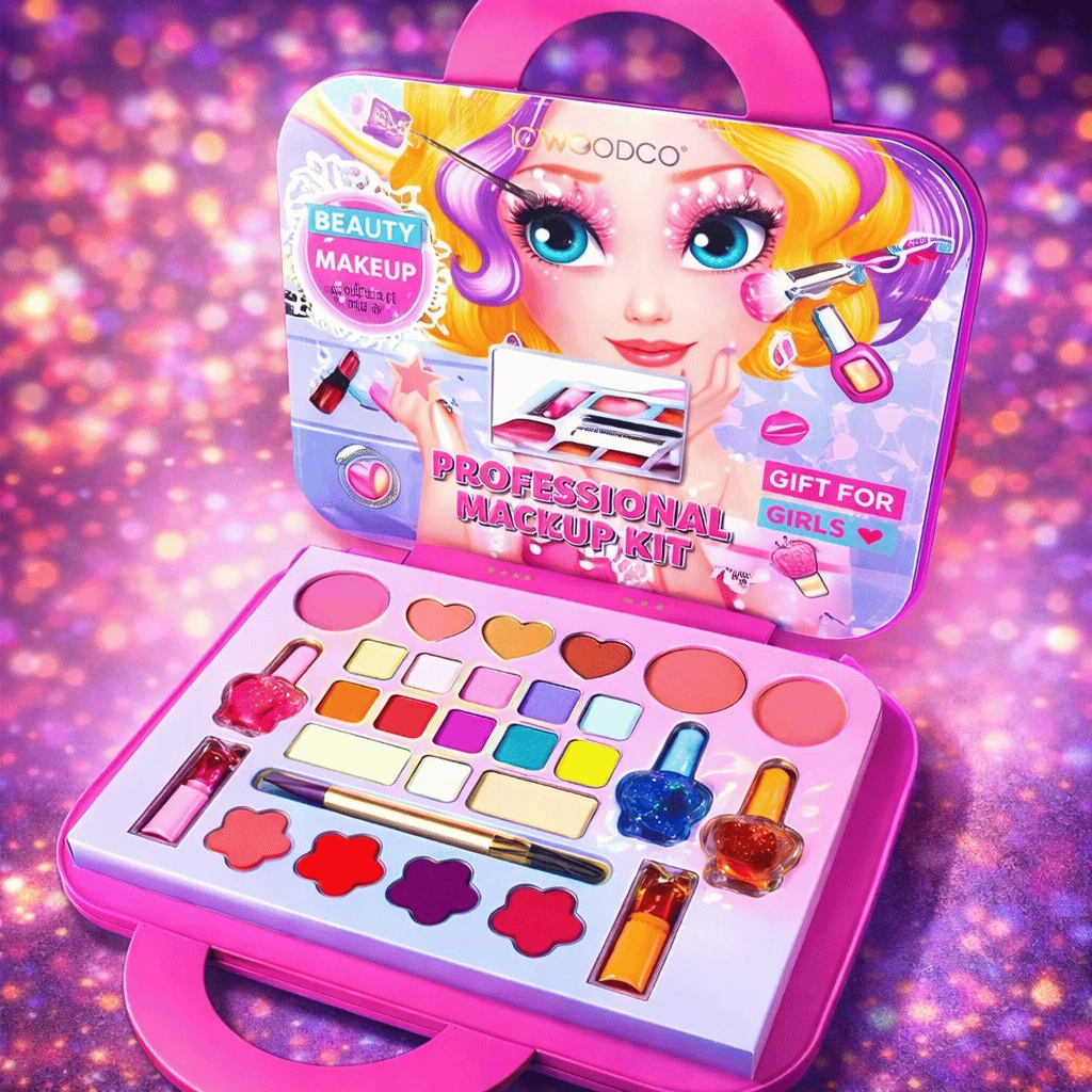 Kids Beauty Magic Makeup Set Fashion & Beauty Cosmetic Kit for Girls