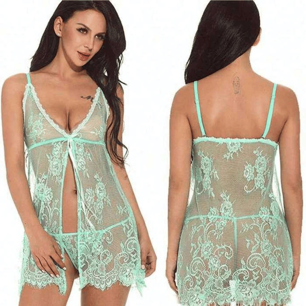 Imported Sexy Lace Lingerie For Women Nightwear Set