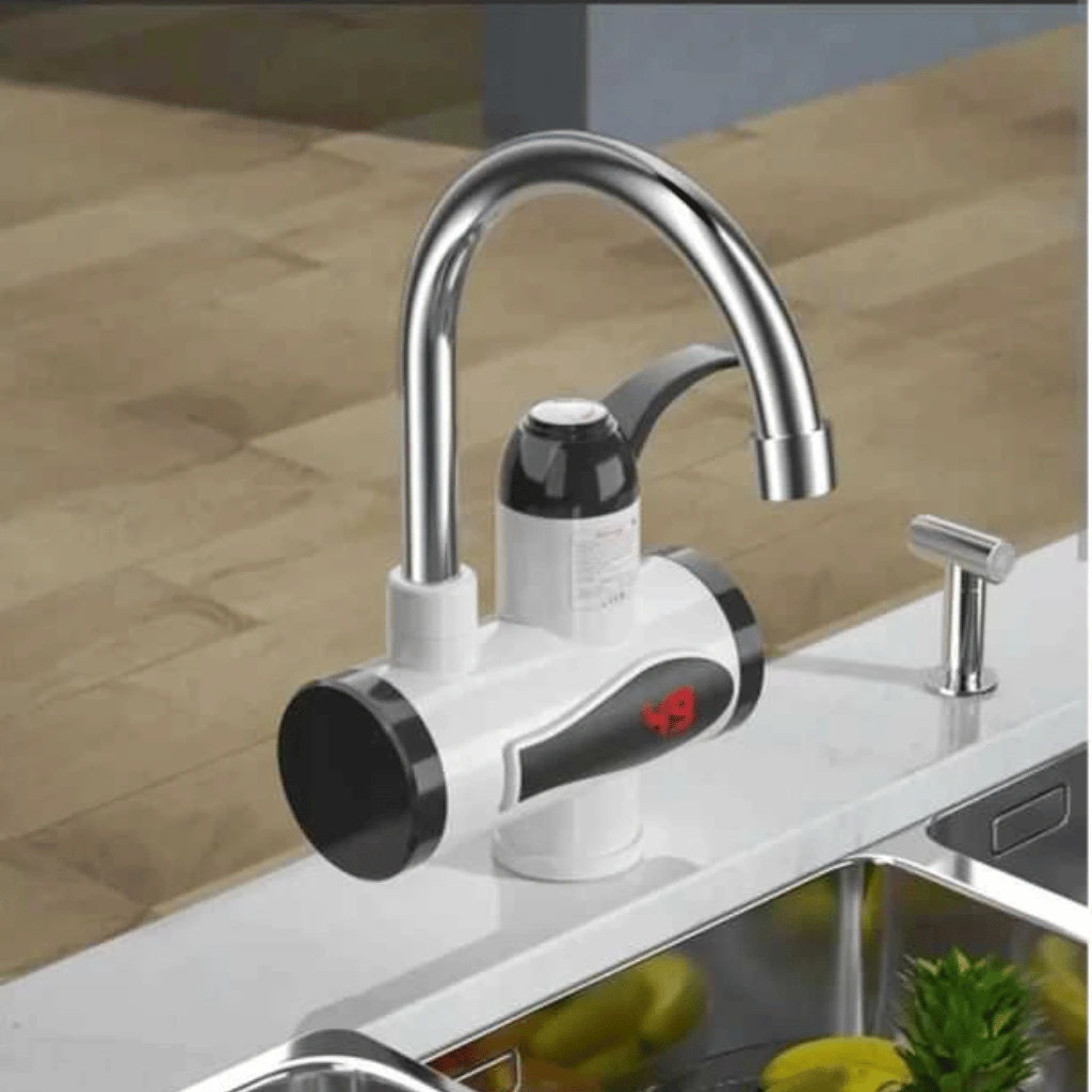 Instant Hot Water Tap Electric Geyser faucet use