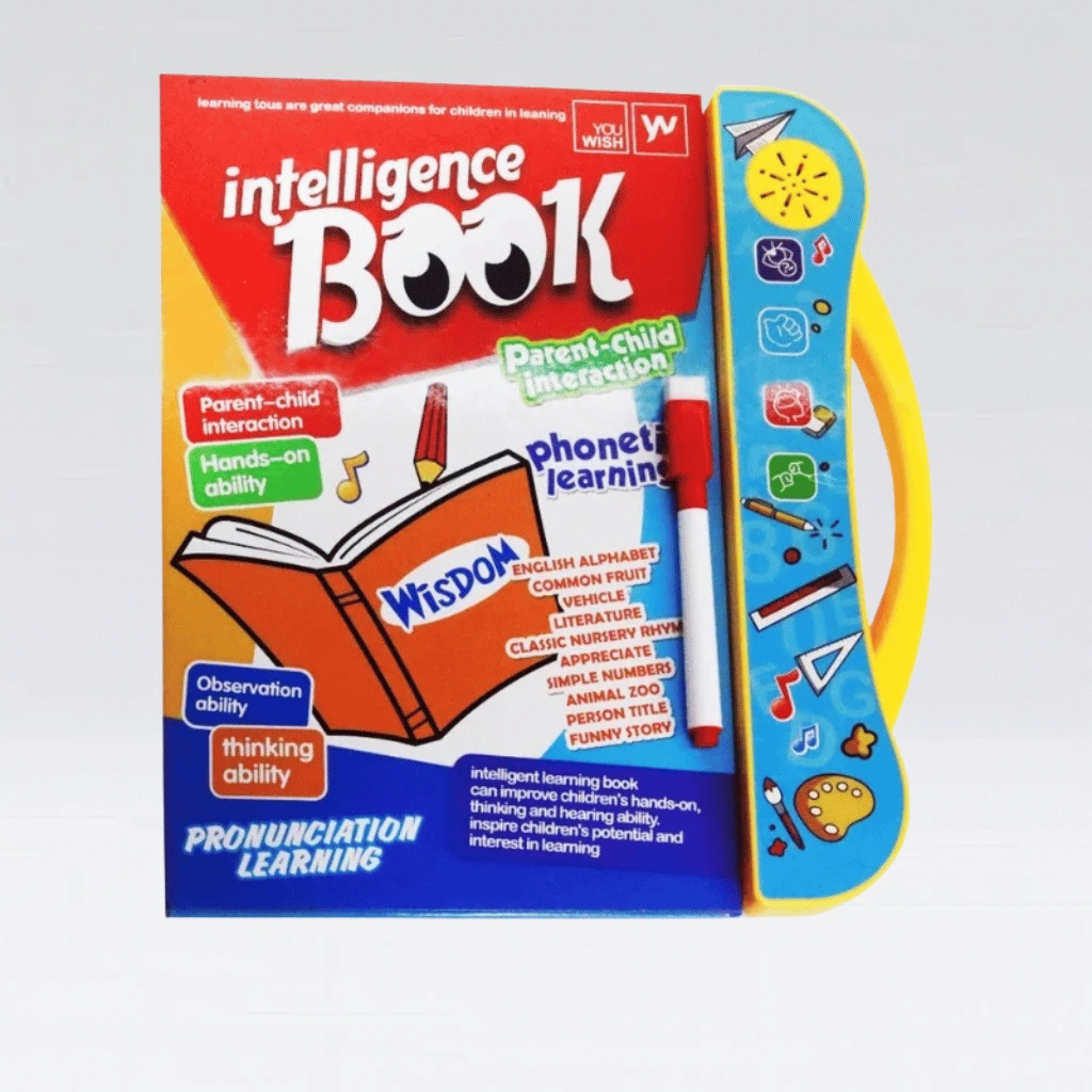 Intelligence Learning Book For Kids | Interactive Letters, Numbers & Sounds For Toddlers