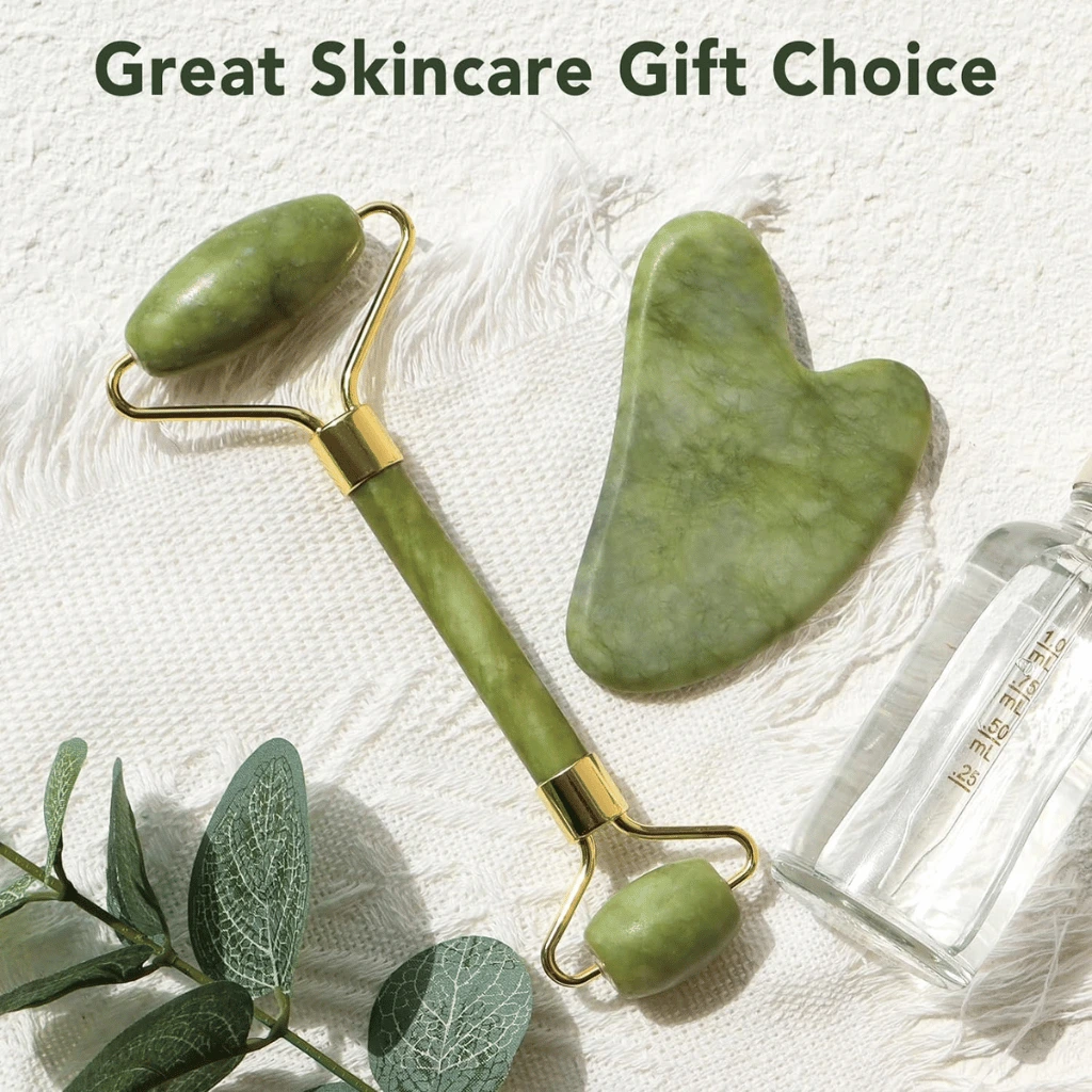 Jade Roller Facial Massager | Natural Skincare | Relax & Refresh