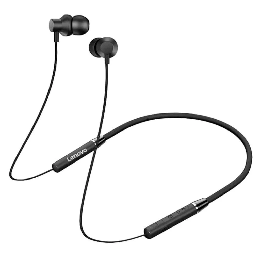 Lenovo HE05X Bluetooth 5.0 Magnetic Neckband Earphones with Mic