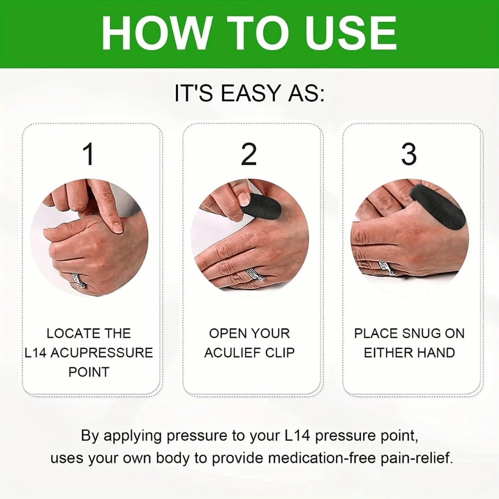 LI4 Sugar Control Acupressure Point Clip Wearable