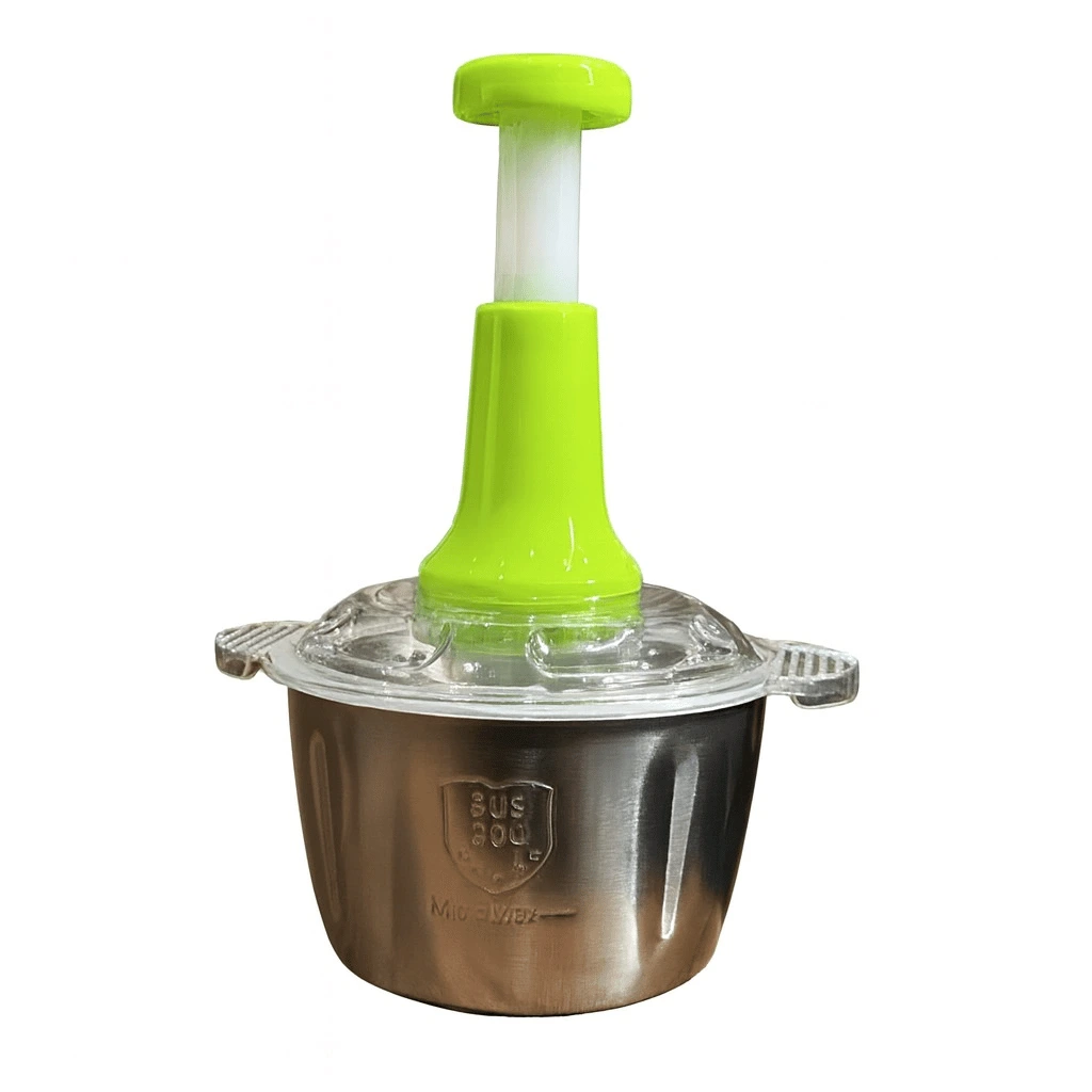 Manual Food Hand Chopper Stainless Steel 2L