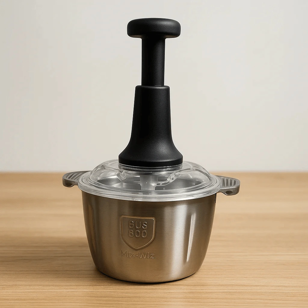 Manual Food Hand Chopper Stainless Steel 2L