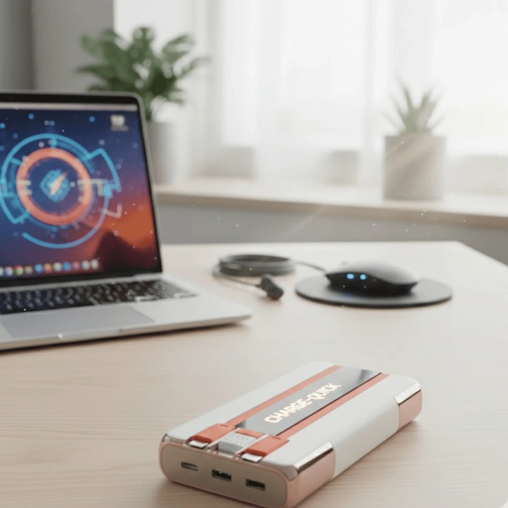 Marten Fast Charging Power Bank 20,000mAh | Built‑in Cables