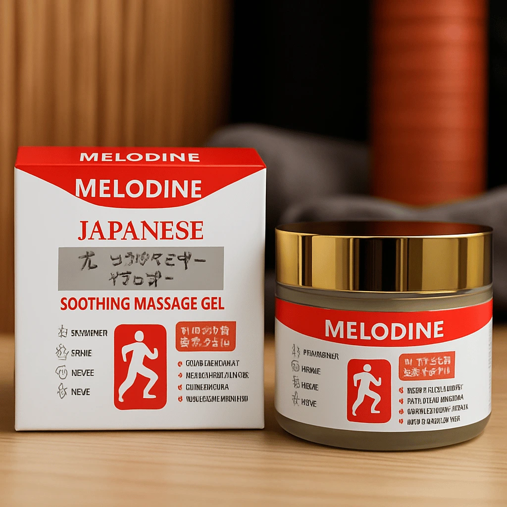 Melodine Japanese Soothing Massage Gel – Fast Pain Relief For Neck, Shoulder, Back & Joint Pain