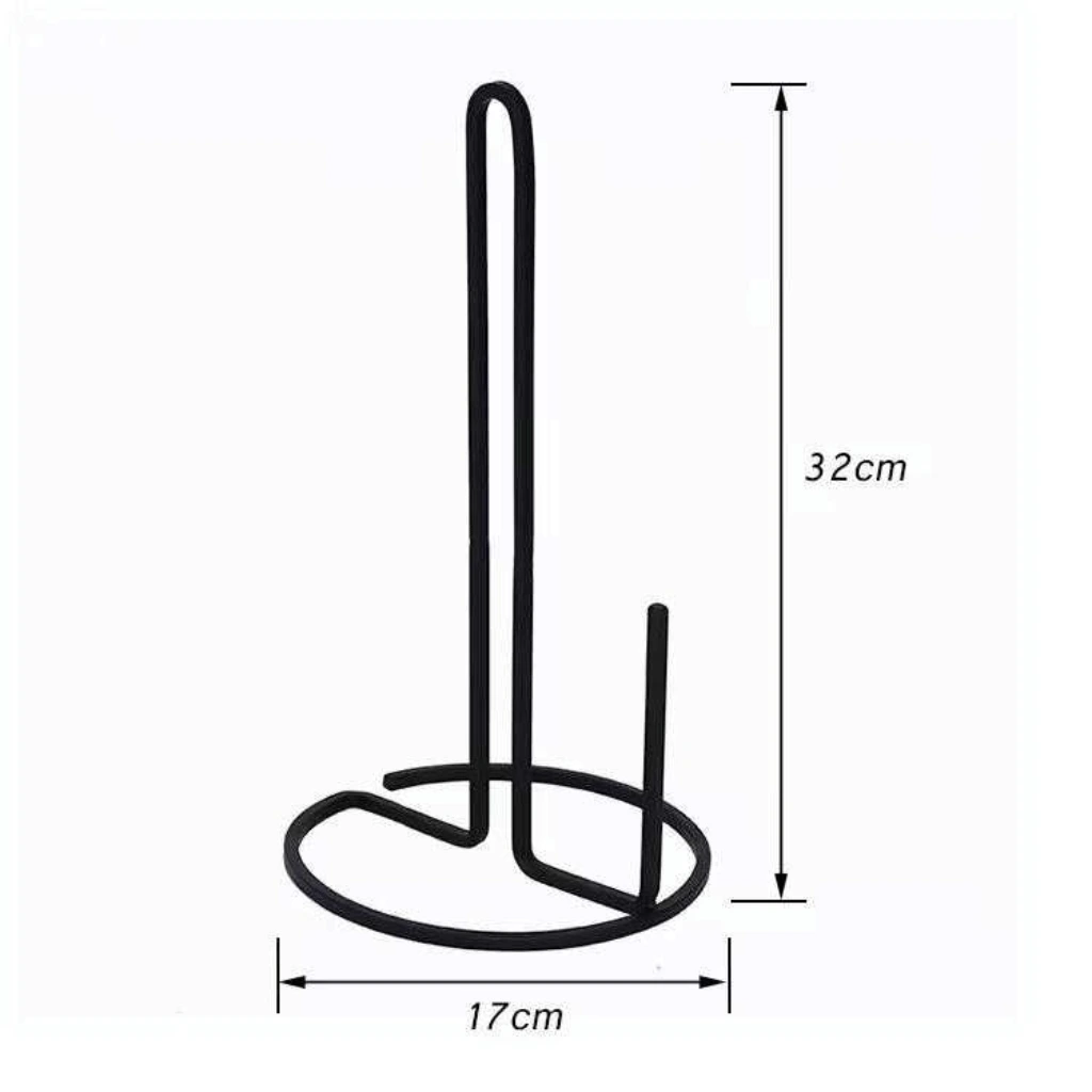 Metal Tissue Roll Stand Heavy Duty Vertical Paper Towel Holder