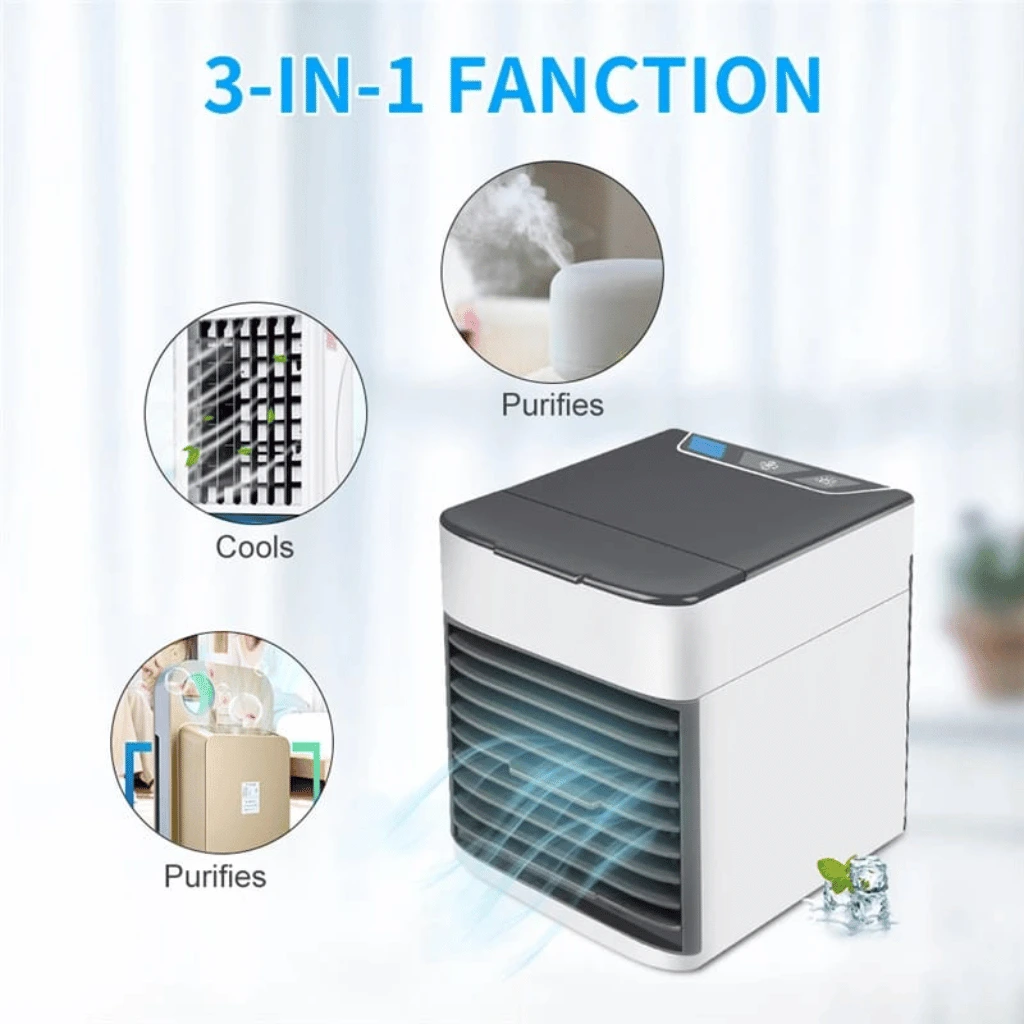 Mini Air Conditioning Cooling Fan Multifunction Usb New Household Portable Air Conditioner (Random Color)