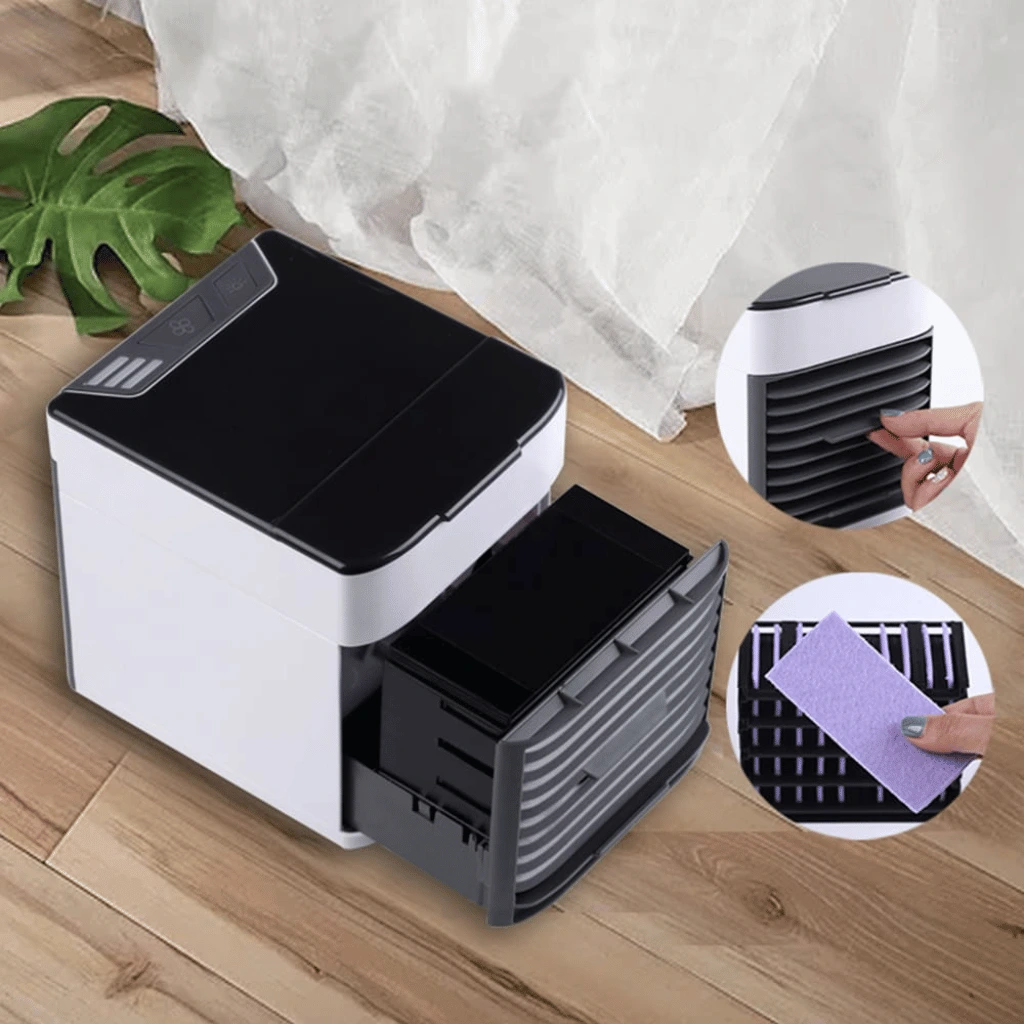 Mini Air Conditioning Cooling Fan Multifunction Usb New Household Portable Air Conditioner (Random Color)