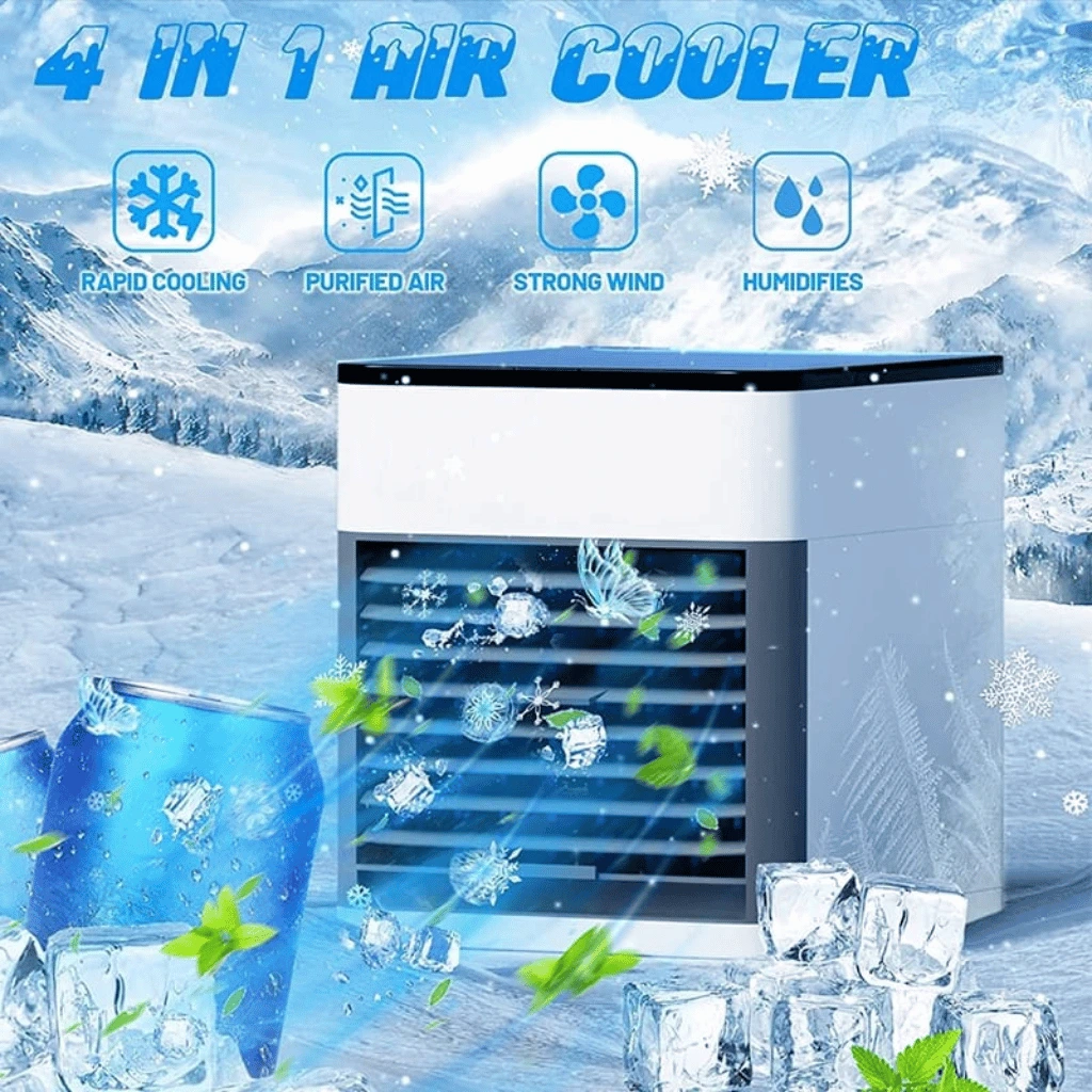 Mini Air Conditioning Cooling Fan Multifunction Usb New Household Portable Air Conditioner (Random Color)