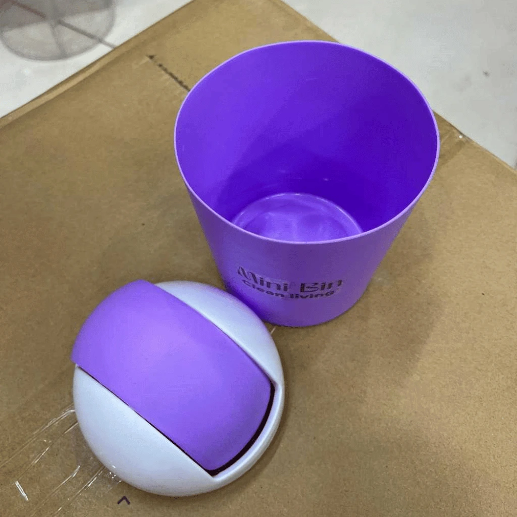 Mini Desktop Dustbin Small Pop Up Trash Can ( Multi Color )