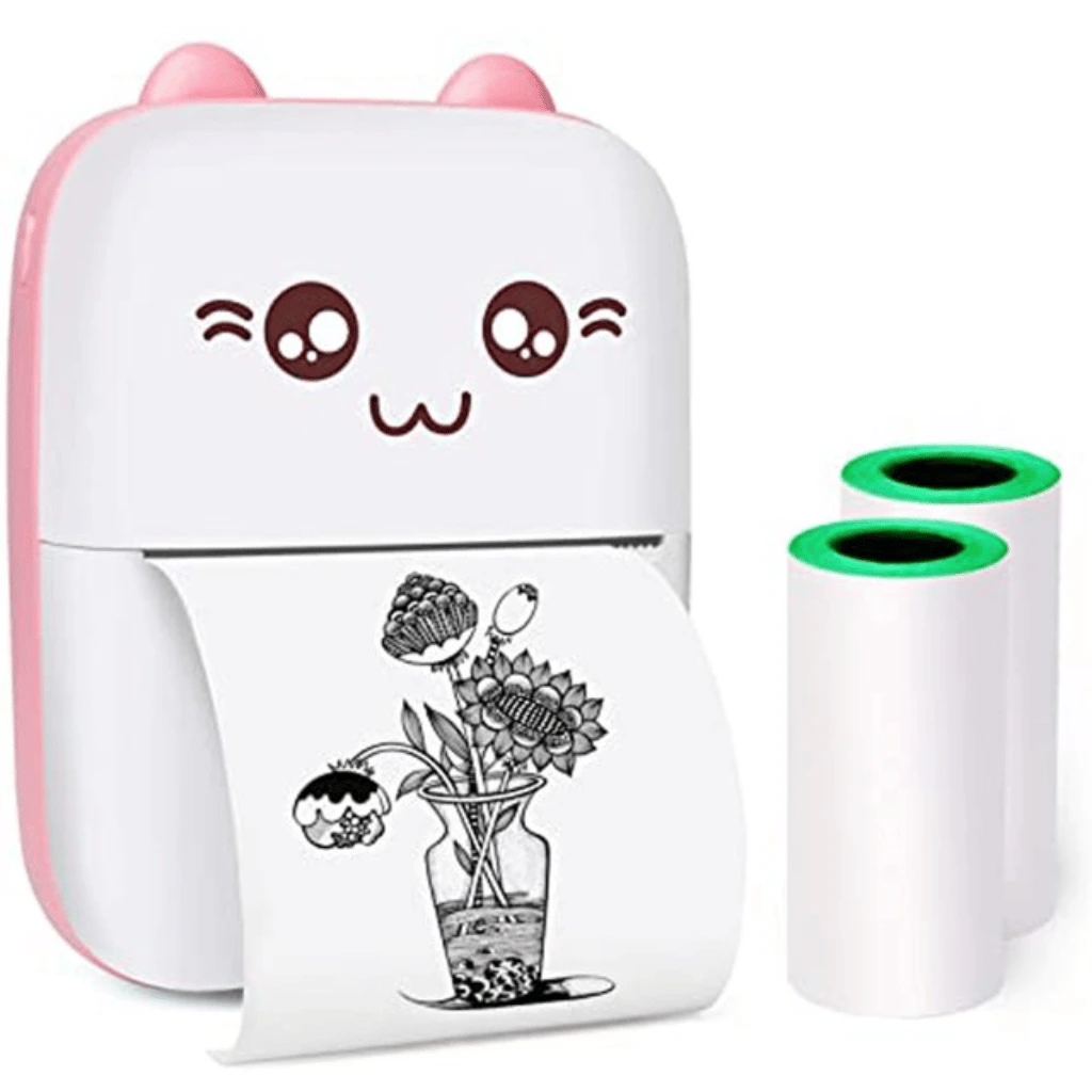 Mini Portable Pocket Thermal Printer Wireless Receipt & Photo Printer (Random Color)