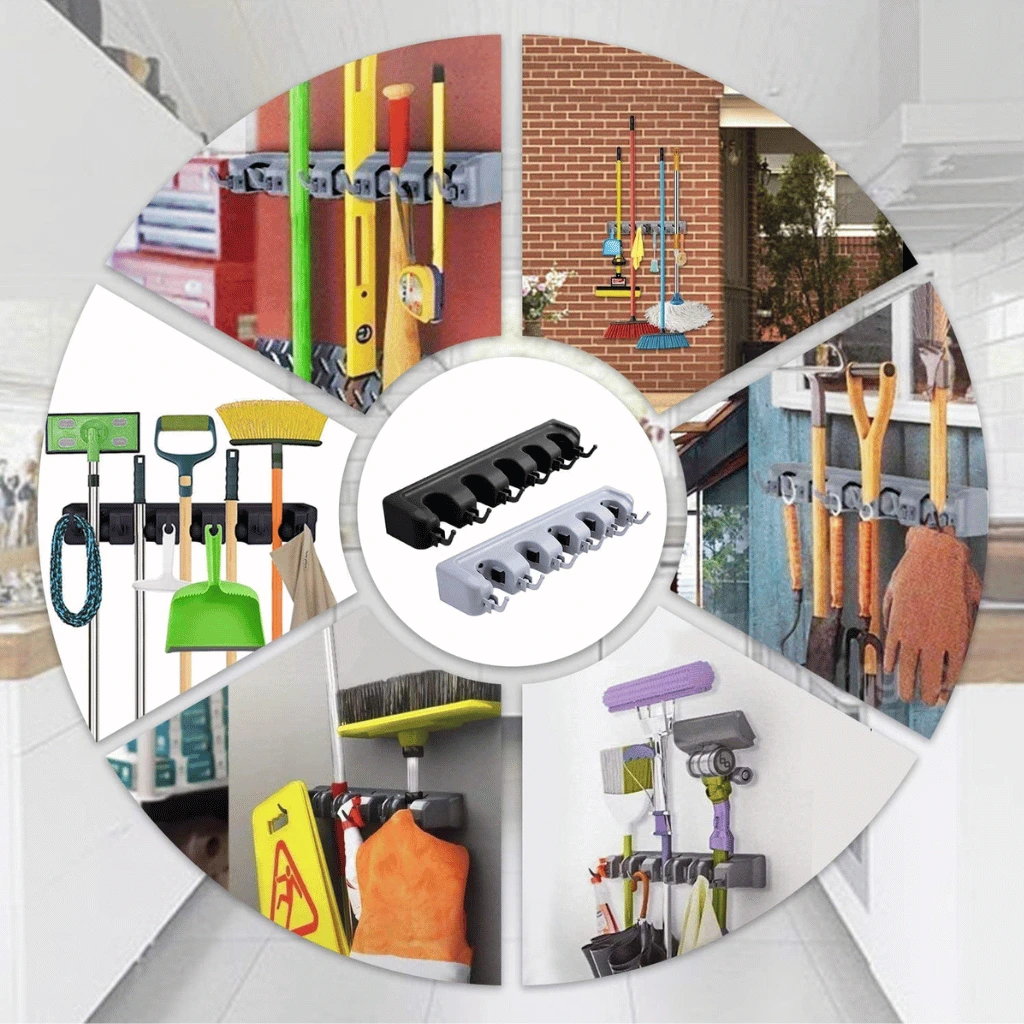 Mop And Broom Holder Wall Mount Heavy Duty Broom Holder Wall Mounted